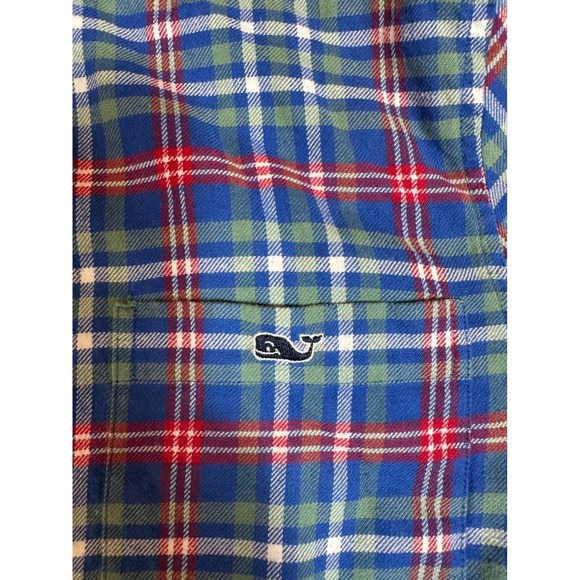 Vineyard Vines Mens Medium Slim Fit Tucker Shirt Plaid Button‎ Down Blue - Picture 2 of 9